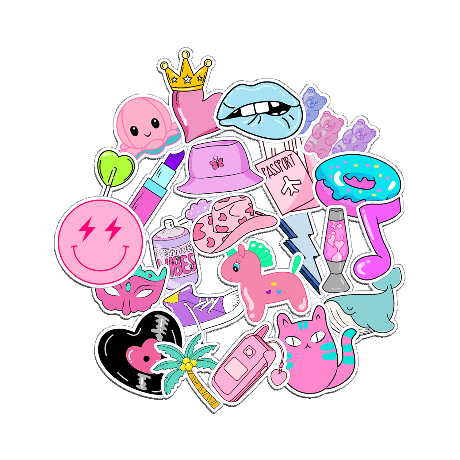 stickers-girly