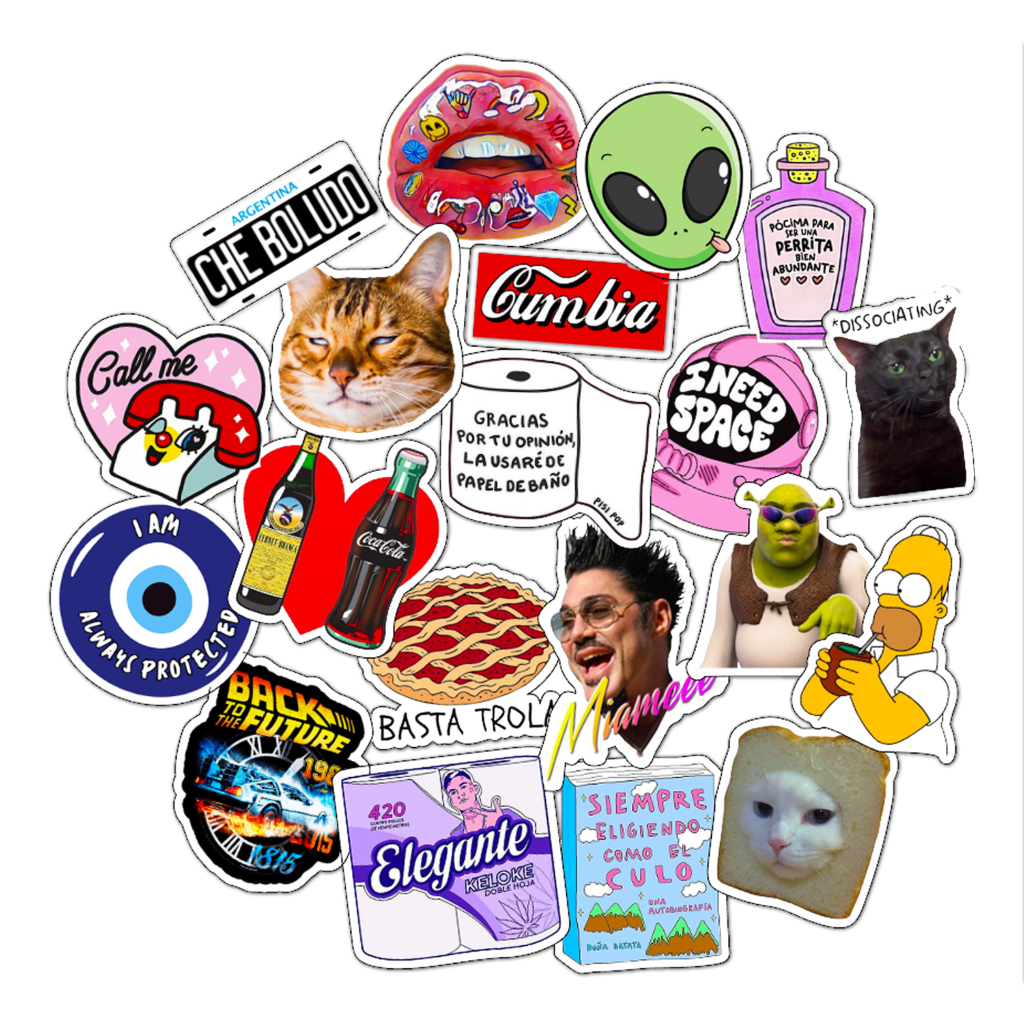 Stickers Random Mix v.2 x20 - VALU® Gráfica Creativa