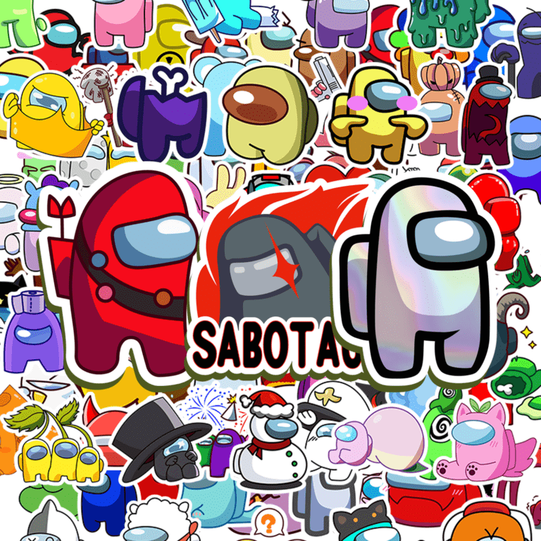Imprimible Stickers Among Us - VALU® Gráfica Creativa