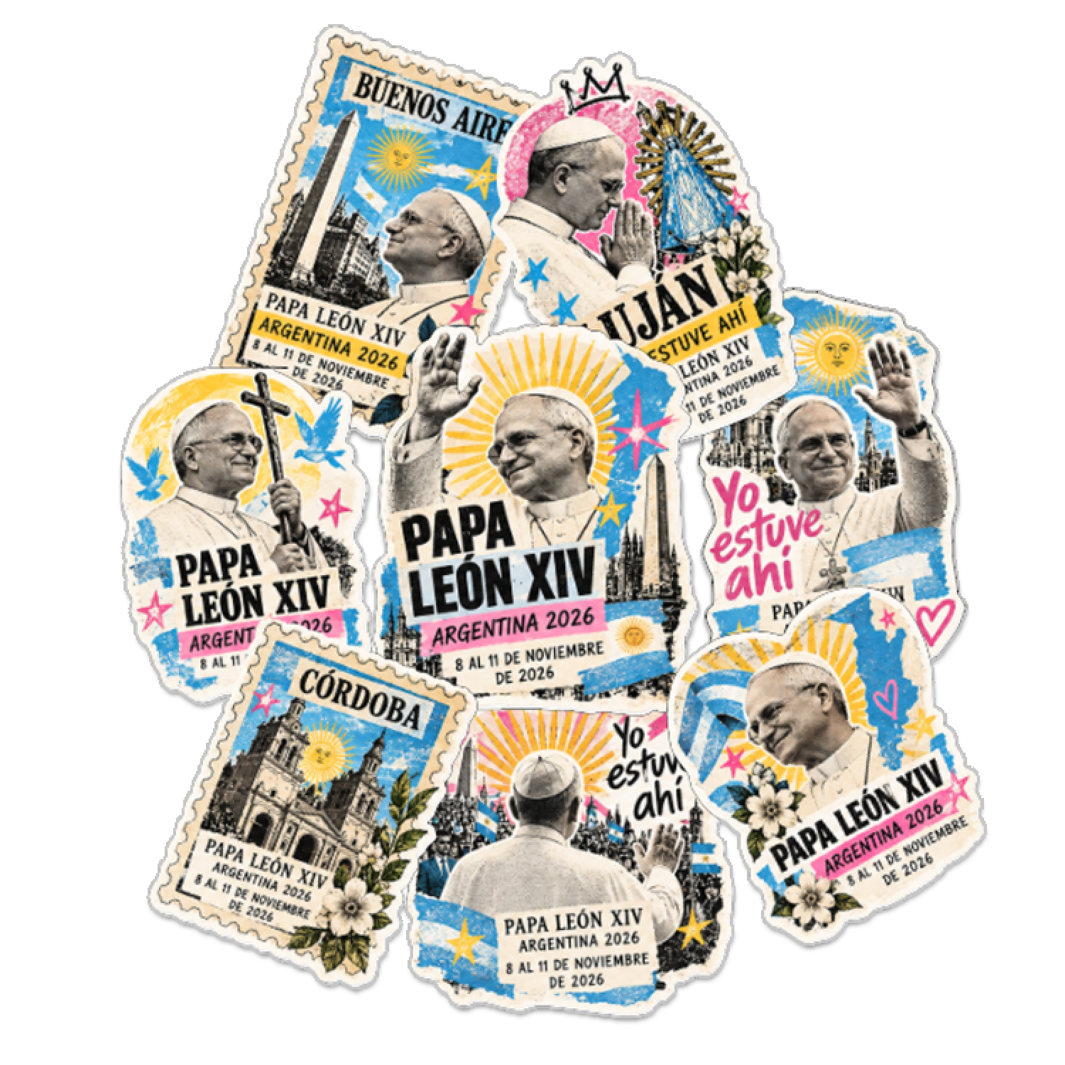 stickers-papa-leon-xiv-argentina